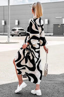 Vestido maxi estampado chic sin esfuerzo
