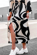 Vestido maxi estampado chic sin esfuerzo