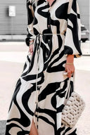 Vestido maxi estampado chic sin esfuerzo