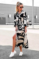 Vestido maxi estampado chic sin esfuerzo
