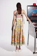 Estelle Spaghetti Paisley Maxi Kjole