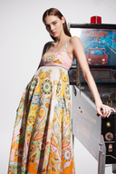 Estelle Spaghetti Paisley Maxi Kjole