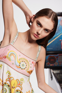 Estelle Spaghetti Paisley Maxi Kjole