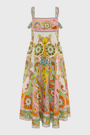 Estelle Spaghetti Paisley Maxi Kjole