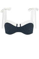 Chic Retro Striped Wide Leg Pants Set