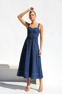 Abito Danielle in Denim Indigo