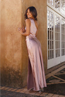 Robe Maxi Victoria - Rose Poussiéreux