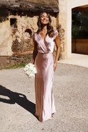 Vestido Maxi Selma - Rosa Polvoriento