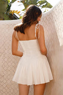 Bethi Mini Elbise - Beyaz