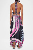 Mengqi Abstract Rok Set