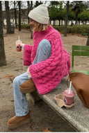 Sweater med Klokkeærmer