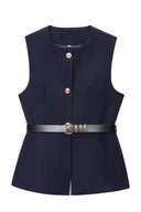 Urban Sleeveless Blazer & Pants Set