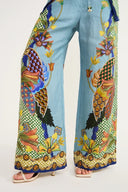 Ensemble pantalon floral à manches ballon Félice
