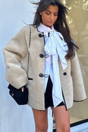 Lammleder Locker sitzende Jacke