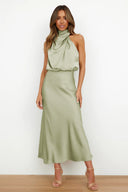 Vestido Maxi Esther - Verde Claro