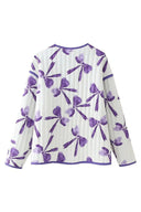 Steppjacke mit Schleifenmuster