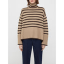 Rullekrave Stribet Sweater