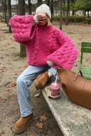 Sweater med Klokkeærmer