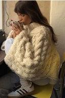 Sweater med Klokkeærmer