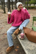 Sweater med Klokkeærmer