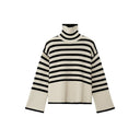 Rullekrave Stribet Sweater