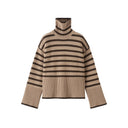 Rullekrave Stribet Sweater
