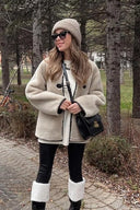 Lammleder Locker sitzende Jacke