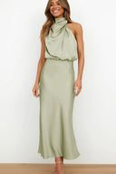 Vestido Maxi Esther - Verde Claro