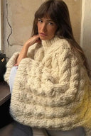 Sweater med Klokkeærmer