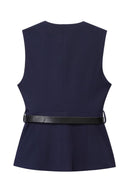 Urban Sleeveless Blazer & Pants Set