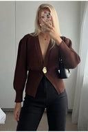 Cardigan supradimensionat și colorat (Copie)