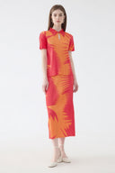 Plissé Revers Top Tweedelig Set Rok