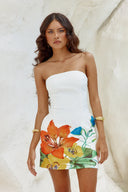 Robe Mini Primrose - Fleur Blanche