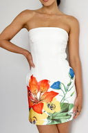 Robe Mini Primrose - Fleur Blanche