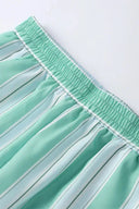 Stripede shorts og bluse
