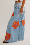 Palisades jeans med vide ben