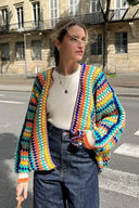 Cardigan Curcubeu