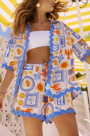 Resort Ocean Fun bedrukte shortset