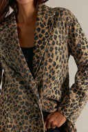 Vintage Leopard Denim Kåpe