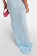 Alexia Neckholder-Maxikleid mit Blumen-Applikationen