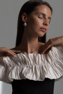 Bonnie Off-shoulder Maxi-jurk met Ruches
