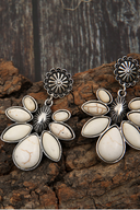 Brincos Pendentes Femininos com Flores Boémias