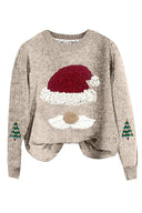 Locker sitzender Weihnachtlicher Strickpullover