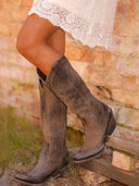 Vintage nitte cowgirl-støvler