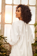 Blusa Ella Floral com Decote em V