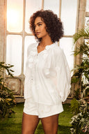 Blusa Ella Floral com Decote em V