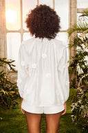 Blusa Ella Floral com Decote em V
