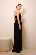 Emily Blumenmuster Bandagen Maxikleid