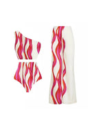 Maillot de bain dos-nu et bikini asymétrique à une épaule