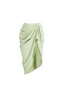 Conjunto de traje de baño estilo vintage en verde manzana